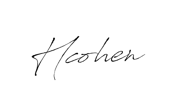 Make a beautiful signature design for name Hcohen. With this signature (Antro_Vectra) style, you can create a handwritten signature for free. Hcohen signature style 6 images and pictures png