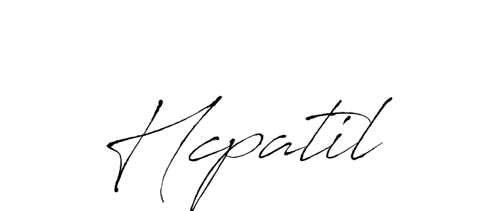 Design your own signature with our free online signature maker. With this signature software, you can create a handwritten (Antro_Vectra) signature for name Hcpatil. Hcpatil signature style 6 images and pictures png