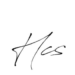 Make a beautiful signature design for name Hcs. With this signature (Antro_Vectra) style, you can create a handwritten signature for free. Hcs signature style 6 images and pictures png