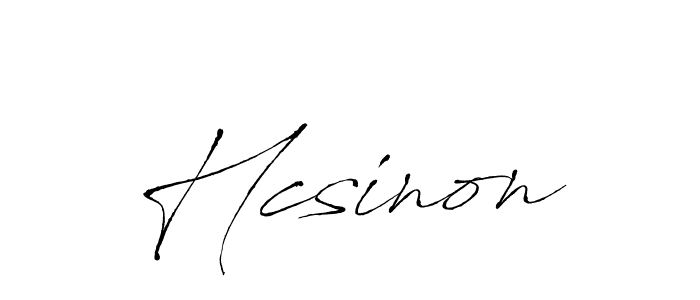 Also You can easily find your signature by using the search form. We will create Hcsinon name handwritten signature images for you free of cost using Antro_Vectra sign style. Hcsinon signature style 6 images and pictures png