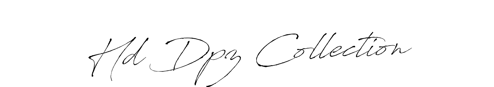 Similarly Antro_Vectra is the best handwritten signature design. Signature creator online .You can use it as an online autograph creator for name Hd Dpz Collection. Hd Dpz Collection signature style 6 images and pictures png