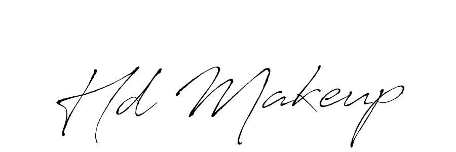 The best way (Antro_Vectra) to make a short signature is to pick only two or three words in your name. The name Hd Makeup include a total of six letters. For converting this name. Hd Makeup signature style 6 images and pictures png