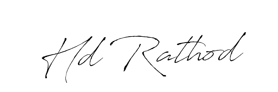 Make a beautiful signature design for name Hd Rathod. Use this online signature maker to create a handwritten signature for free. Hd Rathod signature style 6 images and pictures png
