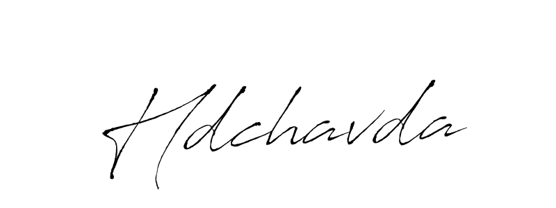 How to make Hdchavda name signature. Use Antro_Vectra style for creating short signs online. This is the latest handwritten sign. Hdchavda signature style 6 images and pictures png