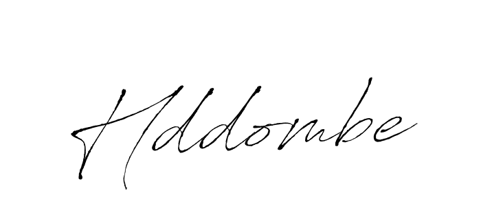 Use a signature maker to create a handwritten signature online. With this signature software, you can design (Antro_Vectra) your own signature for name Hddombe. Hddombe signature style 6 images and pictures png