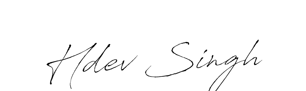 Hdev Singh stylish signature style. Best Handwritten Sign (Antro_Vectra) for my name. Handwritten Signature Collection Ideas for my name Hdev Singh. Hdev Singh signature style 6 images and pictures png