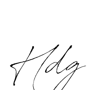 You should practise on your own different ways (Antro_Vectra) to write your name (Hdg) in signature. don't let someone else do it for you. Hdg signature style 6 images and pictures png
