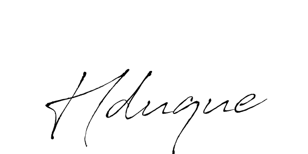 Make a beautiful signature design for name Hduque. With this signature (Antro_Vectra) style, you can create a handwritten signature for free. Hduque signature style 6 images and pictures png