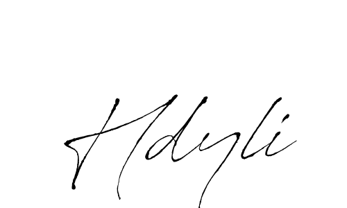 It looks lik you need a new signature style for name Hdyli. Design unique handwritten (Antro_Vectra) signature with our free signature maker in just a few clicks. Hdyli signature style 6 images and pictures png