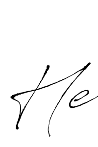 You should practise on your own different ways (Antro_Vectra) to write your name (He) in signature. don't let someone else do it for you. He signature style 6 images and pictures png