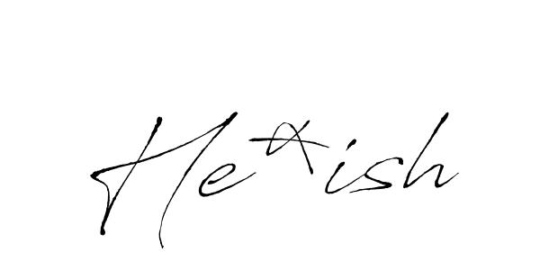Use a signature maker to create a handwritten signature online. With this signature software, you can design (Antro_Vectra) your own signature for name He*ish. He*ish signature style 6 images and pictures png