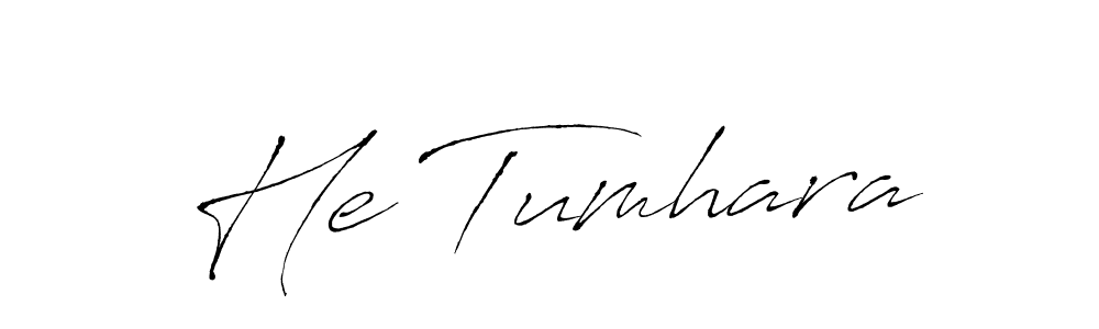 How to Draw He Tumhara signature style? Antro_Vectra is a latest design signature styles for name He Tumhara. He Tumhara signature style 6 images and pictures png