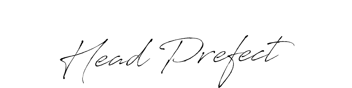 Design your own signature with our free online signature maker. With this signature software, you can create a handwritten (Antro_Vectra) signature for name Head Prefect. Head Prefect signature style 6 images and pictures png