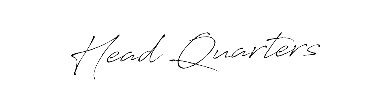 Make a beautiful signature design for name Head Quarters. With this signature (Antro_Vectra) style, you can create a handwritten signature for free. Head Quarters signature style 6 images and pictures png