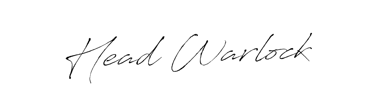 Make a beautiful signature design for name Head Warlock. With this signature (Antro_Vectra) style, you can create a handwritten signature for free. Head Warlock signature style 6 images and pictures png