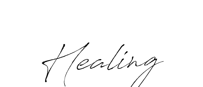 How to make Healing name signature. Use Antro_Vectra style for creating short signs online. This is the latest handwritten sign. Healing signature style 6 images and pictures png