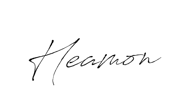 How to make Heamon name signature. Use Antro_Vectra style for creating short signs online. This is the latest handwritten sign. Heamon signature style 6 images and pictures png