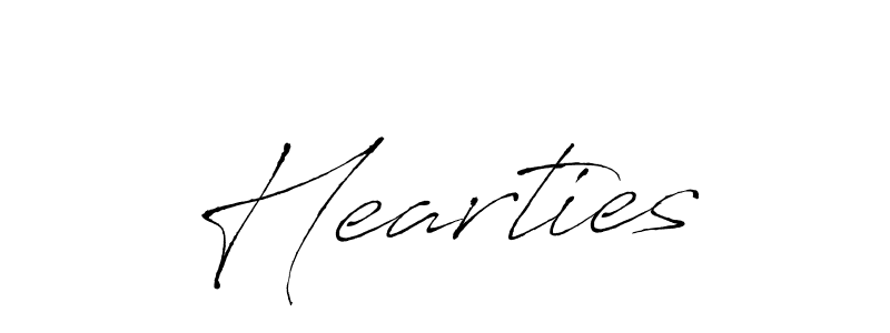 You can use this online signature creator to create a handwritten signature for the name Hearties. This is the best online autograph maker. Hearties signature style 6 images and pictures png