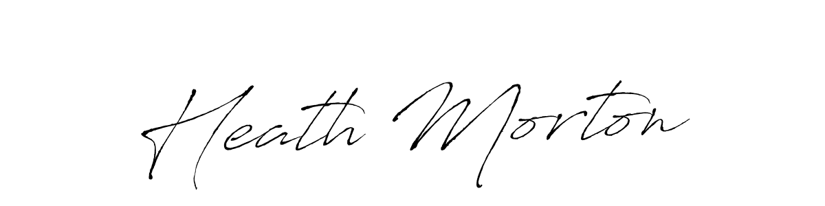 Use a signature maker to create a handwritten signature online. With this signature software, you can design (Antro_Vectra) your own signature for name Heath Morton. Heath Morton signature style 6 images and pictures png