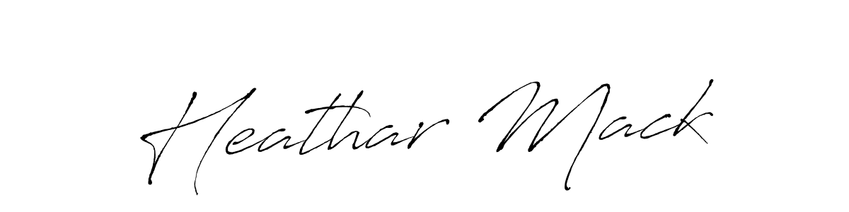 Create a beautiful signature design for name Heathar Mack. With this signature (Antro_Vectra) fonts, you can make a handwritten signature for free. Heathar Mack signature style 6 images and pictures png