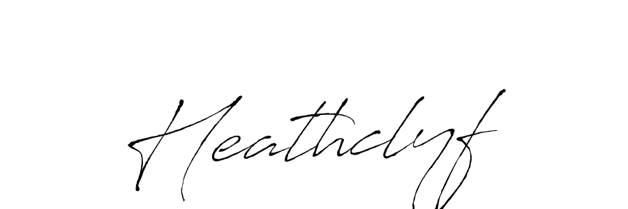Design your own signature with our free online signature maker. With this signature software, you can create a handwritten (Antro_Vectra) signature for name Heathclyf. Heathclyf signature style 6 images and pictures png