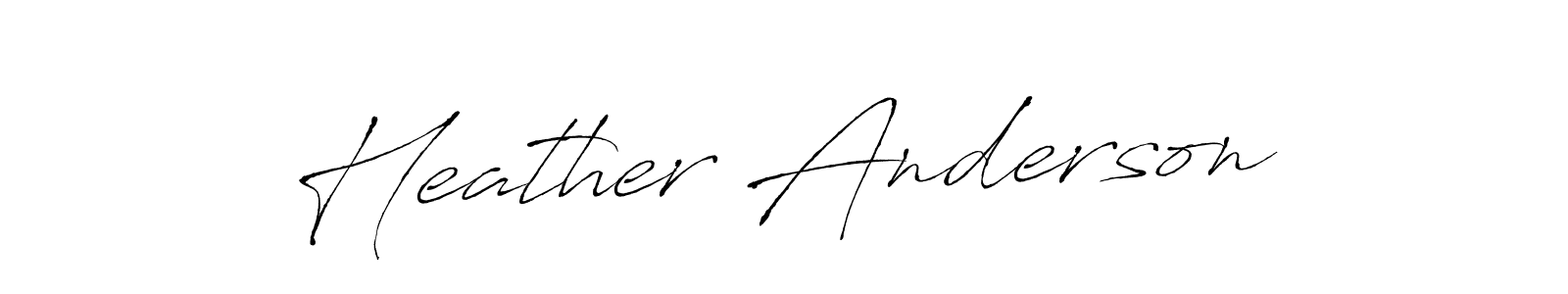 Create a beautiful signature design for name Heather Anderson. With this signature (Antro_Vectra) fonts, you can make a handwritten signature for free. Heather Anderson signature style 6 images and pictures png