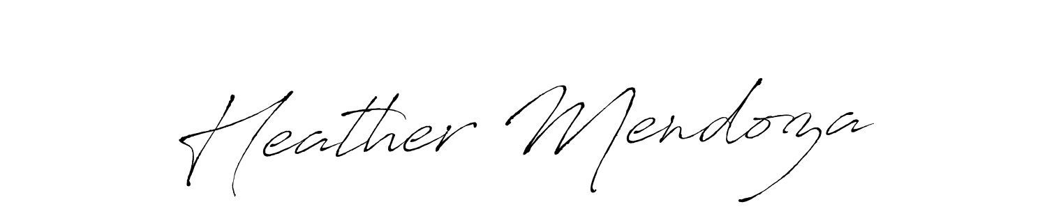 Also You can easily find your signature by using the search form. We will create Heather Mendoza name handwritten signature images for you free of cost using Antro_Vectra sign style. Heather Mendoza signature style 6 images and pictures png