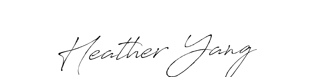 Also You can easily find your signature by using the search form. We will create Heather Yang name handwritten signature images for you free of cost using Antro_Vectra sign style. Heather Yang signature style 6 images and pictures png