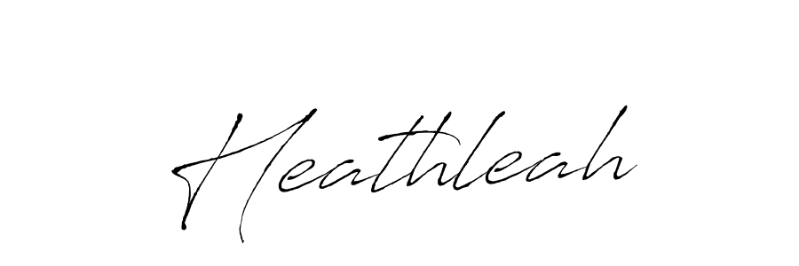 Create a beautiful signature design for name Heathleah. With this signature (Antro_Vectra) fonts, you can make a handwritten signature for free. Heathleah signature style 6 images and pictures png