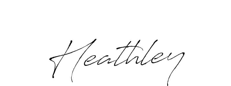 The best way (Antro_Vectra) to make a short signature is to pick only two or three words in your name. The name Heathley include a total of six letters. For converting this name. Heathley signature style 6 images and pictures png