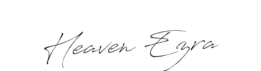 Make a beautiful signature design for name Heaven Ezra. With this signature (Antro_Vectra) style, you can create a handwritten signature for free. Heaven Ezra signature style 6 images and pictures png