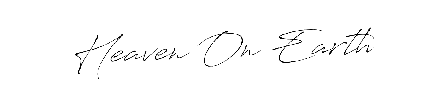 Create a beautiful signature design for name Heaven On Earth; No, Heaven In Bgmi. With this signature (Antro_Vectra) fonts, you can make a handwritten signature for free. Heaven On Earth; No, Heaven In Bgmi signature style 6 images and pictures png