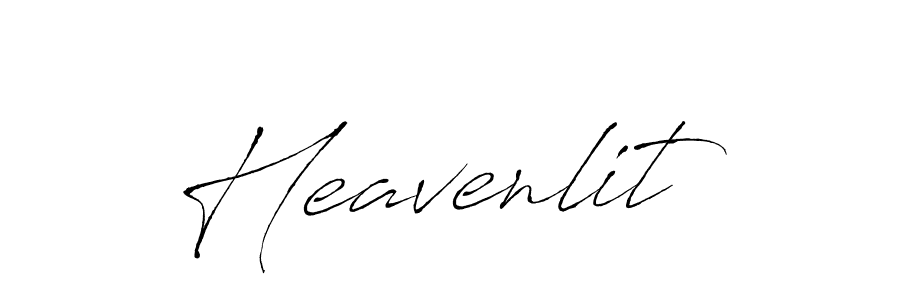 Design your own signature with our free online signature maker. With this signature software, you can create a handwritten (Antro_Vectra) signature for name Heavenlit. Heavenlit signature style 6 images and pictures png