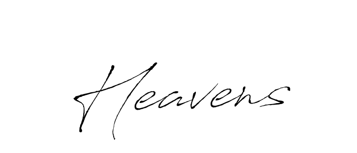 Also You can easily find your signature by using the search form. We will create Heavens name handwritten signature images for you free of cost using Antro_Vectra sign style. Heavens signature style 6 images and pictures png