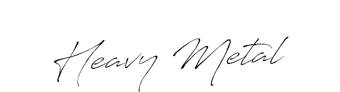 Make a beautiful signature design for name Heavy Metal. With this signature (Antro_Vectra) style, you can create a handwritten signature for free. Heavy Metal signature style 6 images and pictures png
