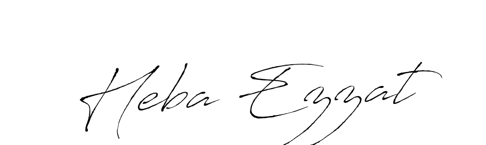 Use a signature maker to create a handwritten signature online. With this signature software, you can design (Antro_Vectra) your own signature for name Heba Ezzat. Heba Ezzat signature style 6 images and pictures png
