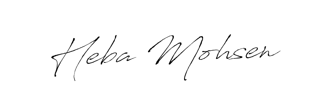 You should practise on your own different ways (Antro_Vectra) to write your name (Heba Mohsen) in signature. don't let someone else do it for you. Heba Mohsen signature style 6 images and pictures png