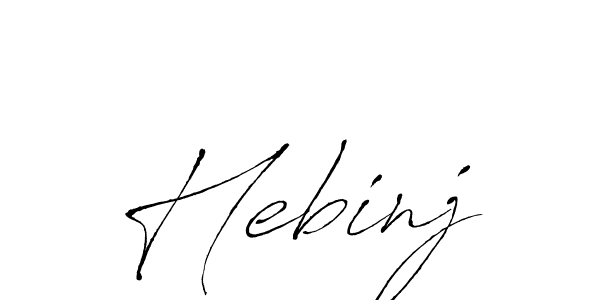 Once you've used our free online signature maker to create your best signature Antro_Vectra style, it's time to enjoy all of the benefits that Hebinj name signing documents. Hebinj signature style 6 images and pictures png