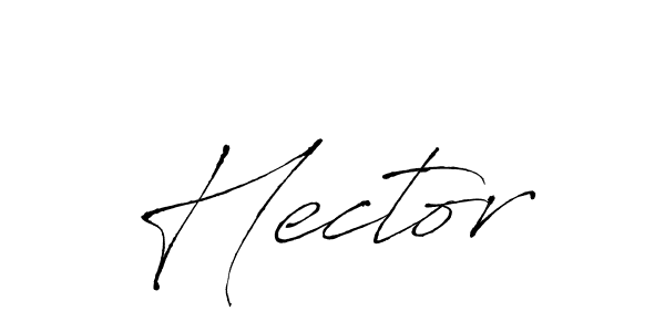 Hector stylish signature style. Best Handwritten Sign (Antro_Vectra) for my name. Handwritten Signature Collection Ideas for my name Hector. Hector signature style 6 images and pictures png