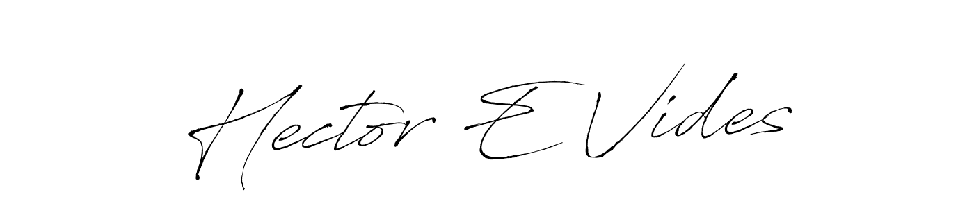 You can use this online signature creator to create a handwritten signature for the name Hector E Vides. This is the best online autograph maker. Hector E Vides signature style 6 images and pictures png