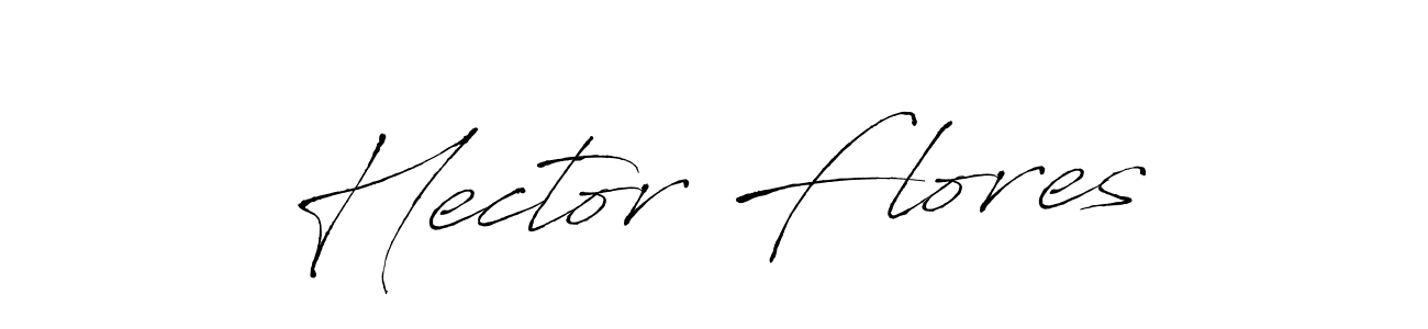 Also we have Hector Flores name is the best signature style. Create professional handwritten signature collection using Antro_Vectra autograph style. Hector Flores signature style 6 images and pictures png