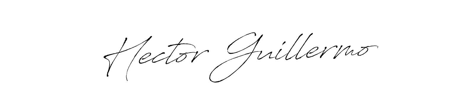 Create a beautiful signature design for name Hector Guillermo. With this signature (Antro_Vectra) fonts, you can make a handwritten signature for free. Hector Guillermo signature style 6 images and pictures png