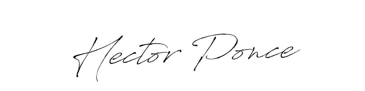 Also we have Hector Ponce name is the best signature style. Create professional handwritten signature collection using Antro_Vectra autograph style. Hector Ponce signature style 6 images and pictures png