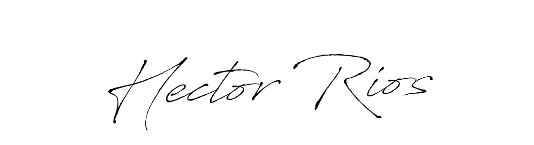 How to make Hector Rios signature? Antro_Vectra is a professional autograph style. Create handwritten signature for Hector Rios name. Hector Rios signature style 6 images and pictures png