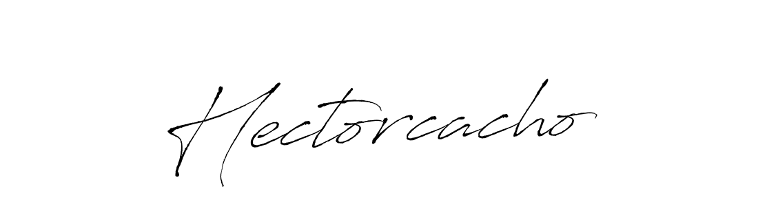 How to make Hectorcacho signature? Antro_Vectra is a professional autograph style. Create handwritten signature for Hectorcacho name. Hectorcacho signature style 6 images and pictures png