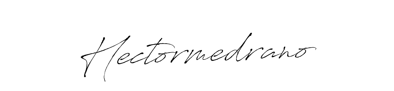 Hectormedrano stylish signature style. Best Handwritten Sign (Antro_Vectra) for my name. Handwritten Signature Collection Ideas for my name Hectormedrano. Hectormedrano signature style 6 images and pictures png