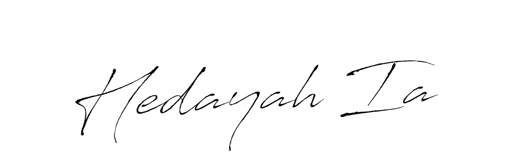 Use a signature maker to create a handwritten signature online. With this signature software, you can design (Antro_Vectra) your own signature for name Hedayah Ia. Hedayah Ia signature style 6 images and pictures png