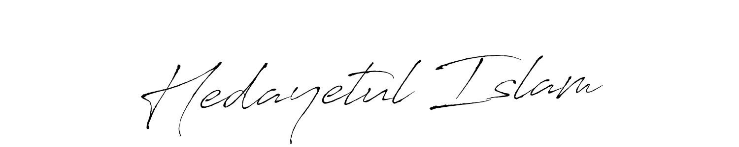 Also we have Hedayetul Islam name is the best signature style. Create professional handwritten signature collection using Antro_Vectra autograph style. Hedayetul Islam signature style 6 images and pictures png