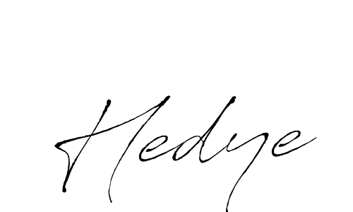 Also we have Hedye name is the best signature style. Create professional handwritten signature collection using Antro_Vectra autograph style. Hedye signature style 6 images and pictures png