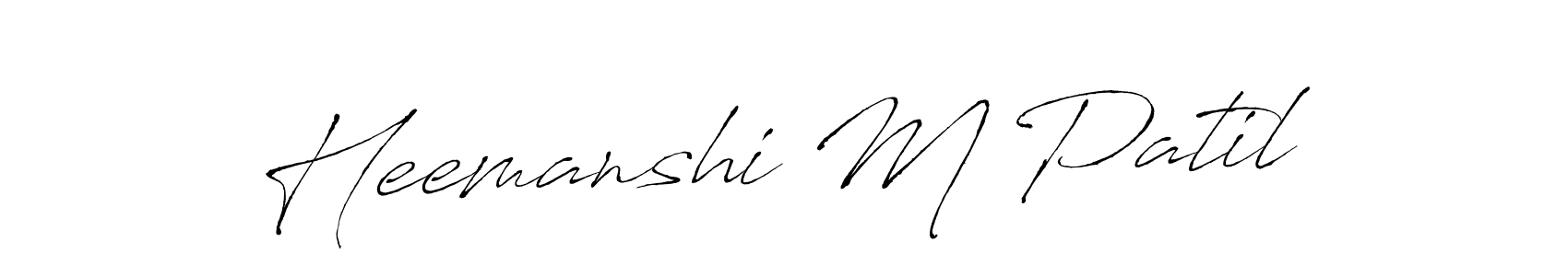 See photos of Heemanshi M Patil official signature by Spectra . Check more albums & portfolios. Read reviews & check more about Antro_Vectra font. Heemanshi M Patil signature style 6 images and pictures png